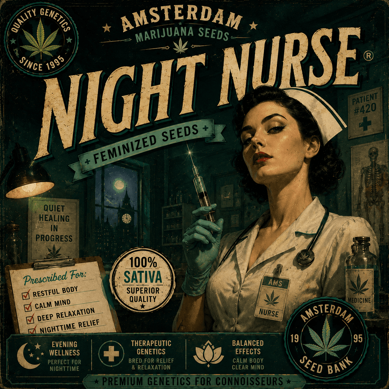 Night Nurse Feminized Seeds - photo 3