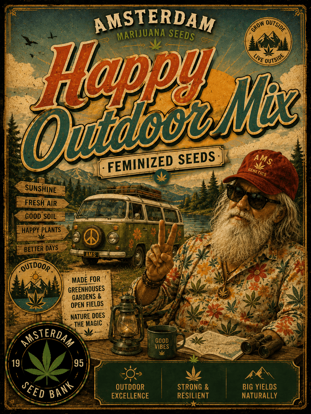 Happy Outdoor Mix Feminized Seeds - photo 2