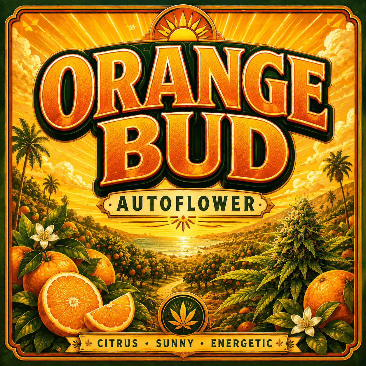 Orange Bud Autoflower Seeds - photo 3