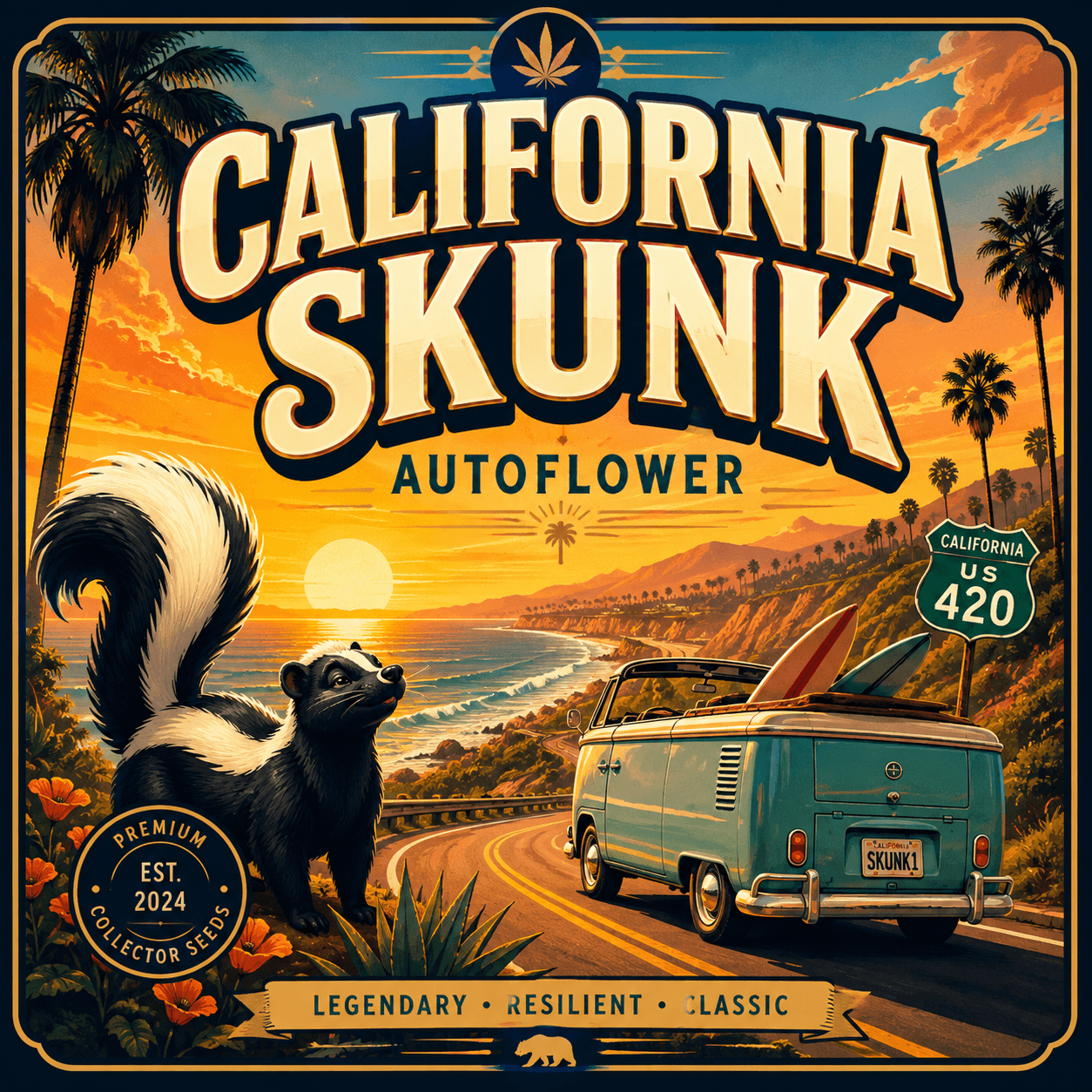 California Skunk Autoflower Seeds - photo 3