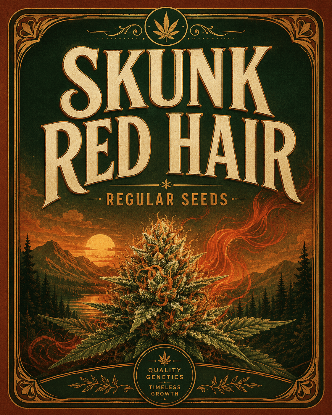Skunk Red Hair Regular Seeds - photo 3
