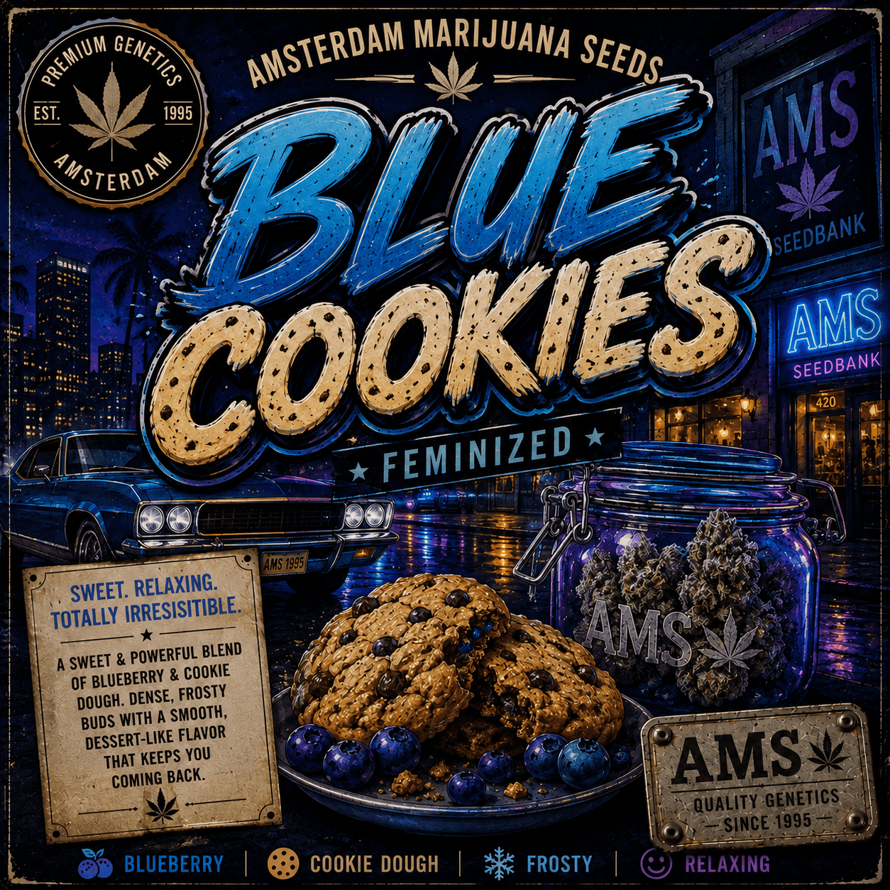 Blue Cookies Feminized Seeds - photo 3