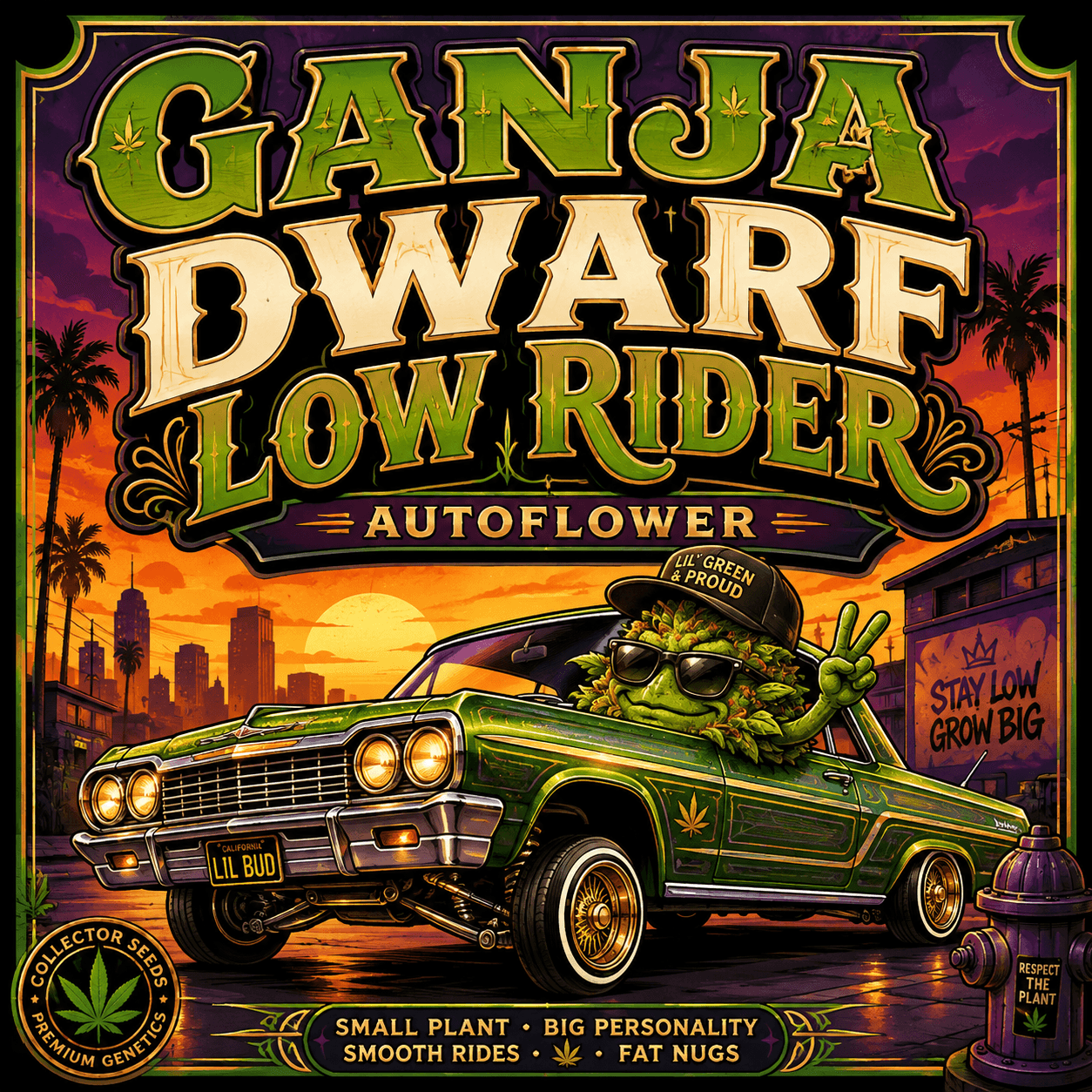 Ganja Dwarf ® Low Rider Autoflower Seeds - photo 2