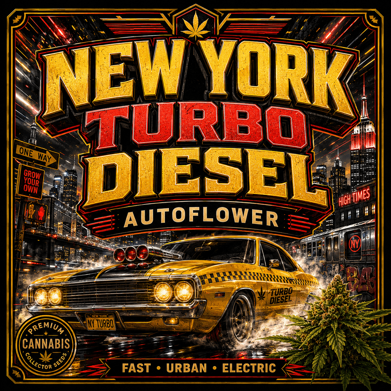 New York Turbo Diesel Autoflower Seeds - photo 4