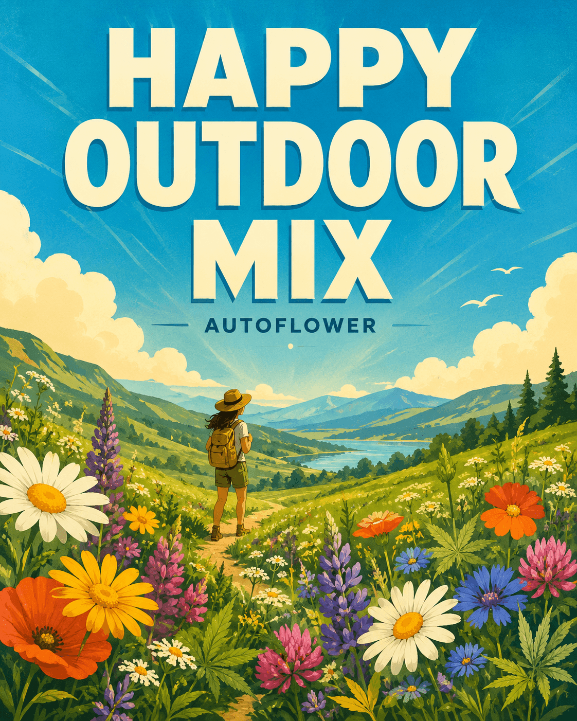 Happy Outdoor Mix Autoflower Seeds - photo 2