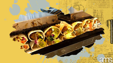 Cannatales coffeeshop review - The Stud Amsterdam Grill Falafel coffeeshop stud amsterdam