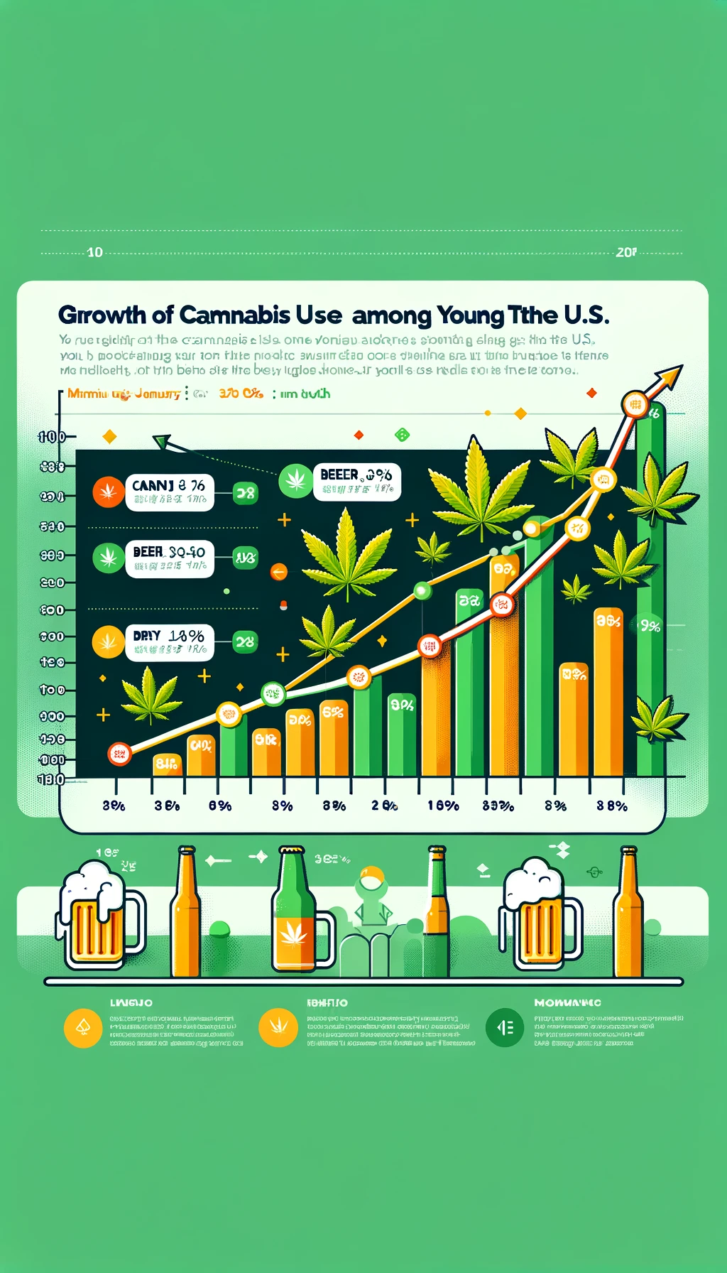 cannabis use is growing in the USA