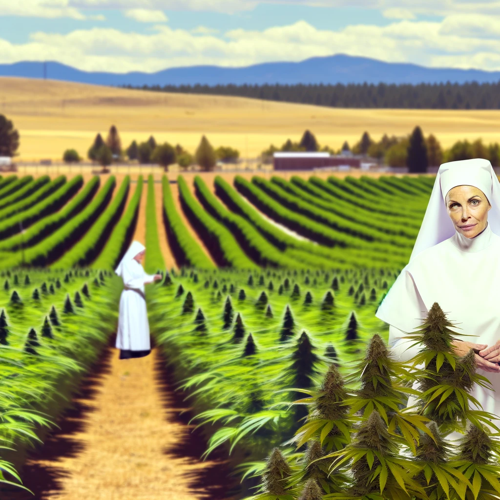 holy fields of cannabis